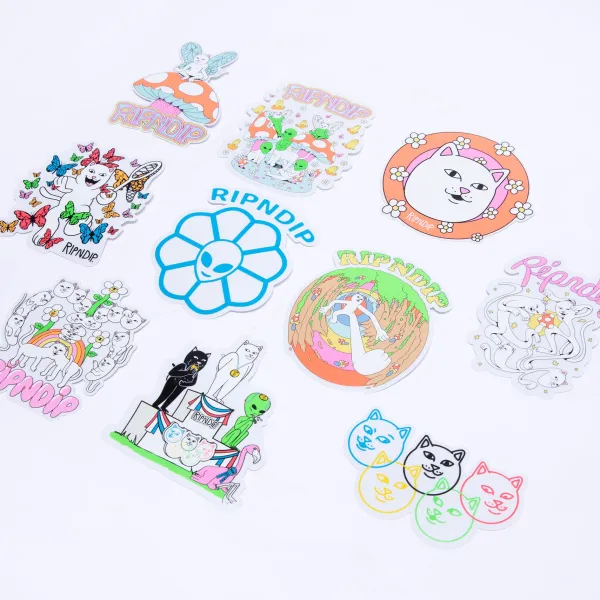 Unisex Ripndip Best Wishes Sticker Pack