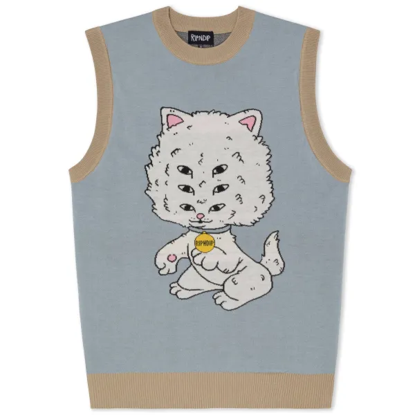Unisex Ripndip Big Head Knit Sweater Vest