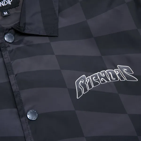 Unisex Ripndip Checked Coaches Jacket