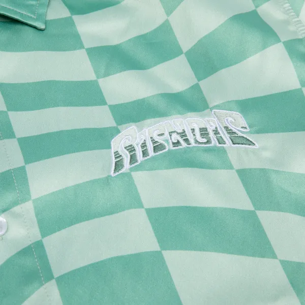 Unisex Ripndip Checked Short Sleeve Button Up