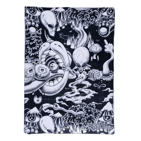 Unisex Ripndip Dark Twisted Fantasy Fleece Blanket