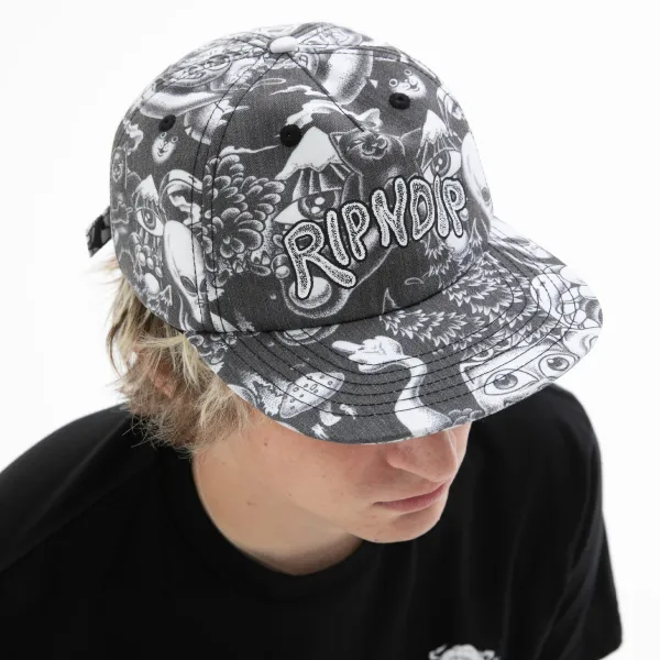 Unisex Ripndip Dark Twisted Fantasy 6 Panel Hat