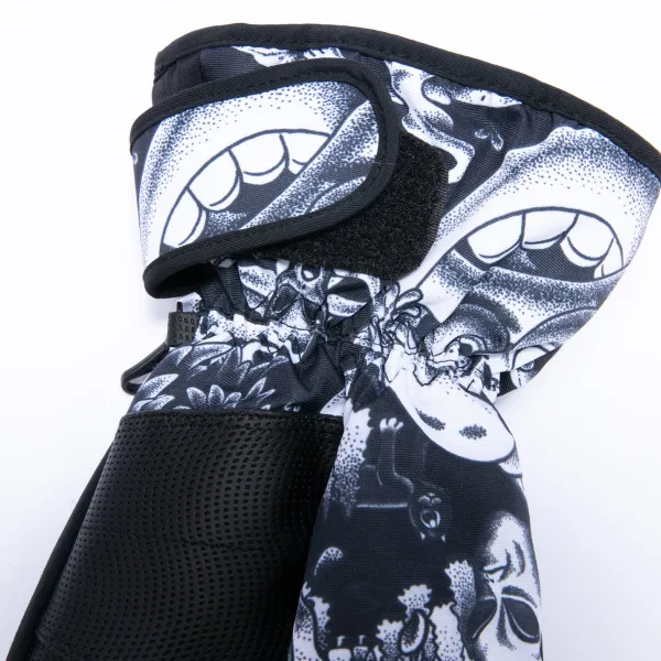 Unisex Ripndip Dark Twisted Fantasy Snow Gloves