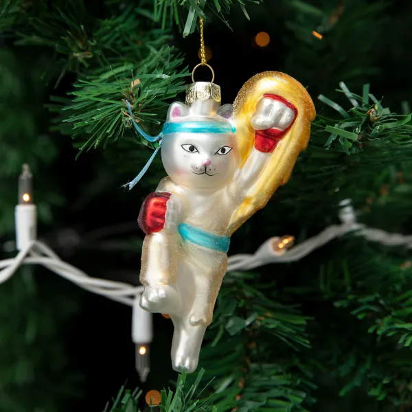 Unisex Ripndip Final K.O Glitter Glass Ornament