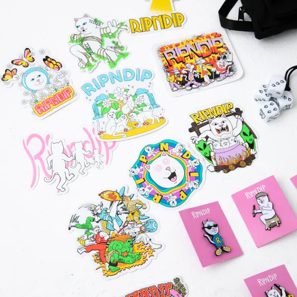 Unisex Ripndip Floating Sticker Pack
