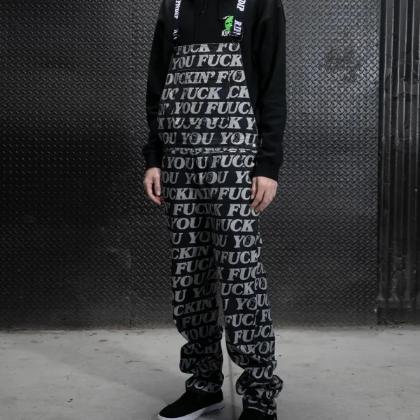 Unisex Ripndip Fuckin Fuck Denim Overalls