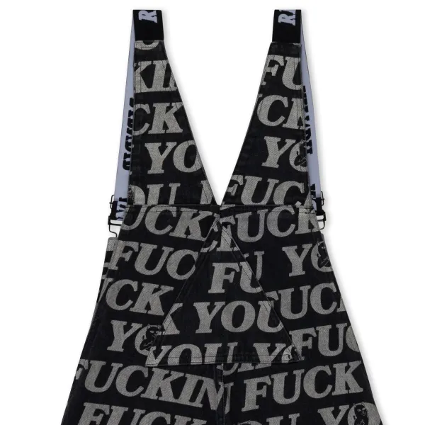 Unisex Ripndip Fuckin Fuck Denim Overalls