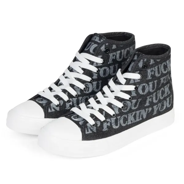 Unisex Ripndip Fuckin Fuck High Top Shoes