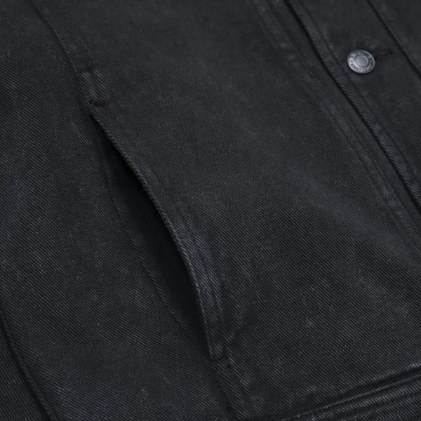 Unisex Ripndip Fucking Fuck Denim Sherpa Jacket
