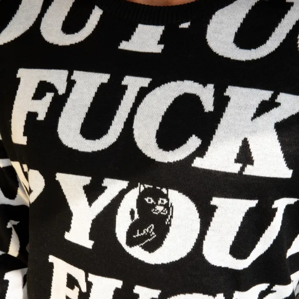 Unisex Ripndip Fuck You Knit Sweater