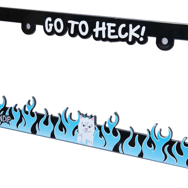 Unisex Ripndip Go To Heck License Plate Frame