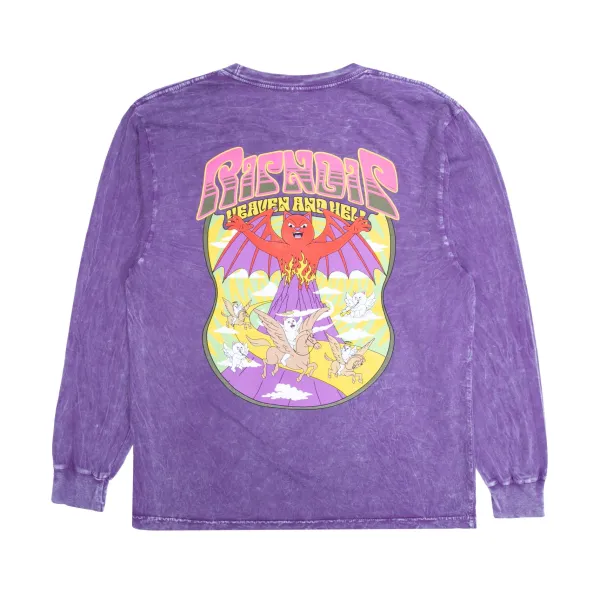 Unisex Ripndip Heaven And Heck Battle Long Sleeve