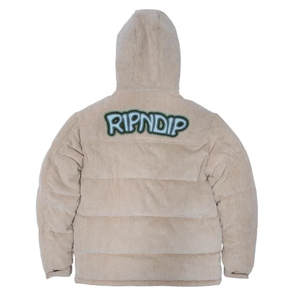 Unisex Ripndip Intertwined Corduroy Puffer Jacket