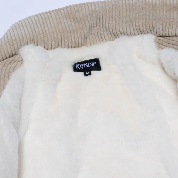 Unisex Ripndip Intertwined Corduroy Puffer Jacket