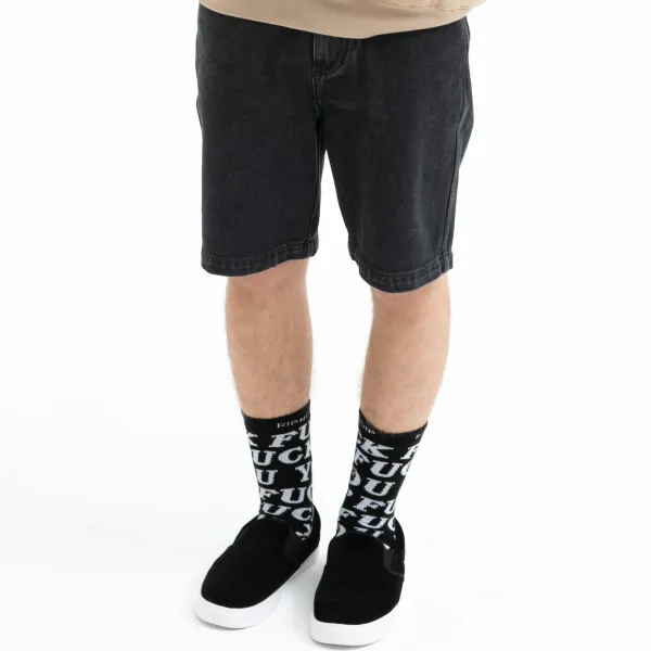 Unisex Ripndip La Brea Denim Shorts