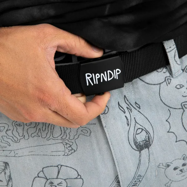 Unisex Ripndip Logo Web Belt