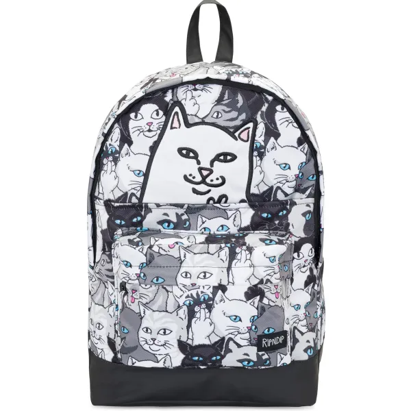 Unisex Ripndip Lord Nermal Family Tree Backpack