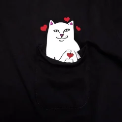 Unisex Ripndip Lord Nermal Loves Pocket Tee