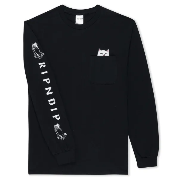 Unisex Ripndip Lord Nermal Pocket L/S