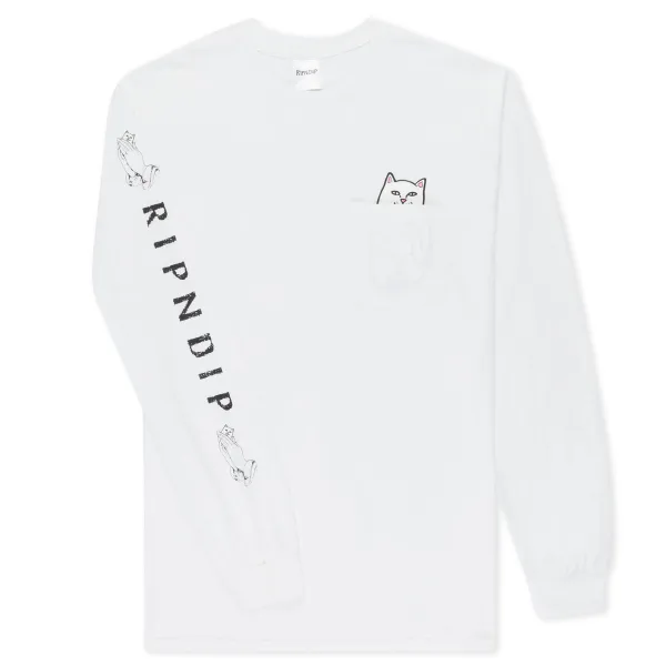 Unisex Ripndip Lord Nermal Pocket L/S