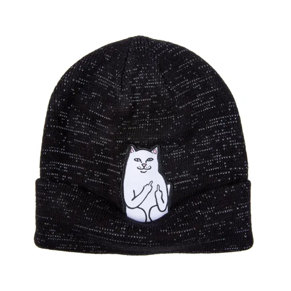 Unisex Ripndip Lord Nermal Ribbed Beanie