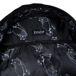 Unisex Ripndip Lord Nermal Velcro Hands Backpack