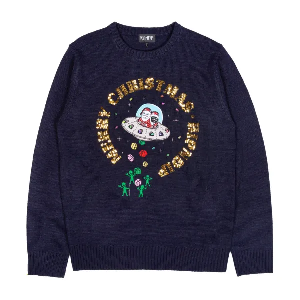 Unisex Ripndip Merry Litmas Light Up Sweater