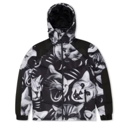 Unisex Ripndip Neon Cat Puffer Jacket