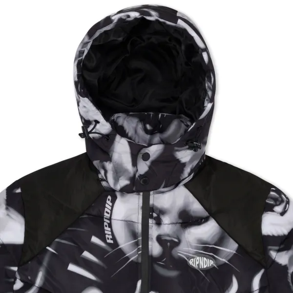 Unisex Ripndip Neon Cat Puffer Jacket