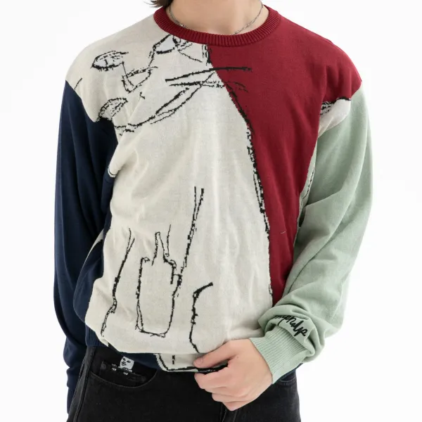 Unisex Ripndip Nermhol Knit Sweater