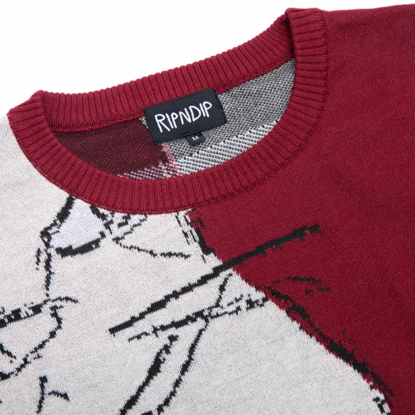 Unisex Ripndip Nermhol Knit Sweater
