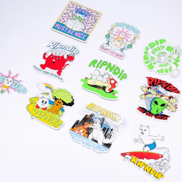 Unisex Ripndip Overthinking Sticker Pack