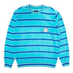 Unisex Ripndip Peeking Nermal Polar Fleece Crewneck
