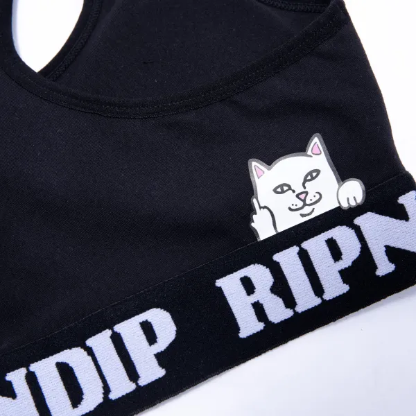 Womens Ripndip Peeking Nermal Sports Bra
