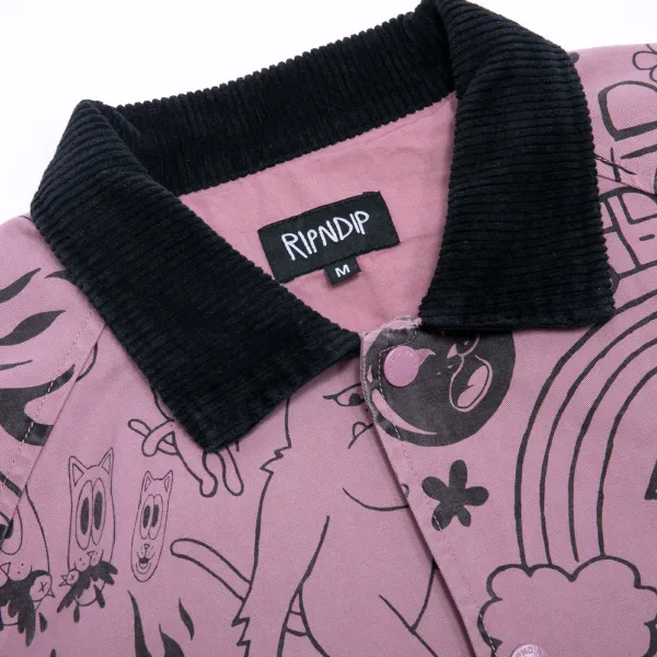 Unisex Ripndip We Don'T Care Coaches Jacket