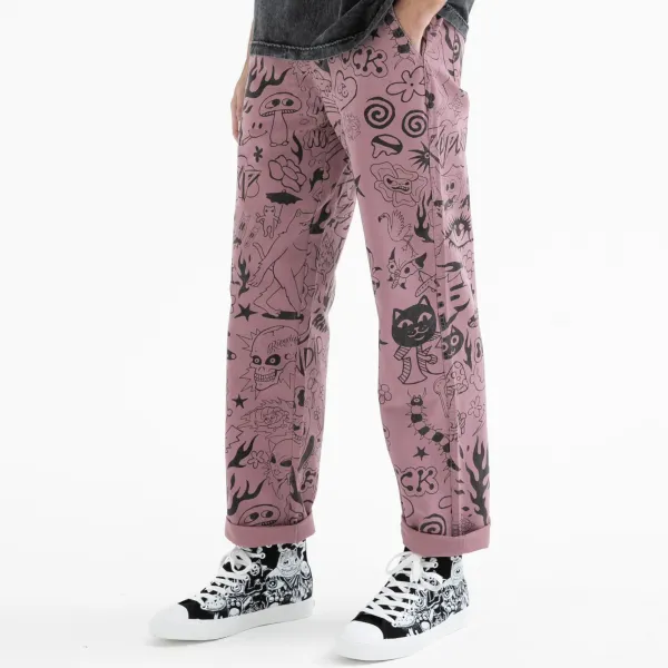 Unisex Ripndip We Don'T Care Twill Pants