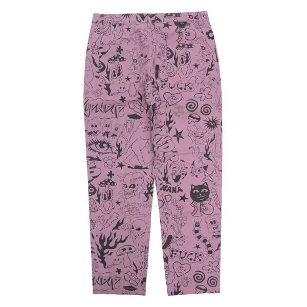 Unisex Ripndip We Don'T Care Twill Pants