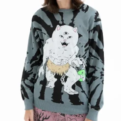 Unisex Ripndip X Nerm Knit Sweater